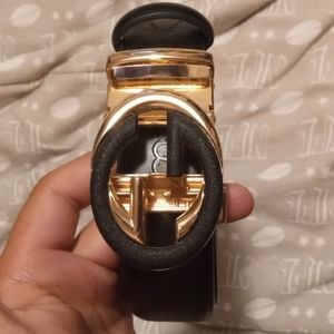 I got three designer belts red Louis Vuitton blue Ferragamo and Gucci